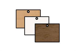 Conset - Rektangulære bordplader 80x60 (Melamin - flere farver)